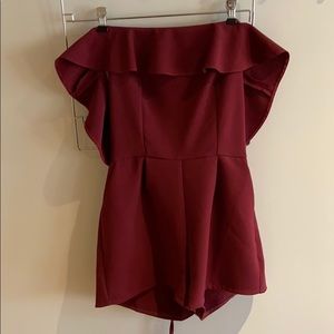 Urban Outfitters romper with bow tie back